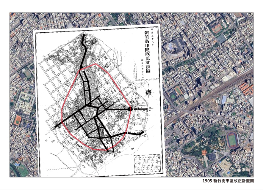 1905 新竹街市區改正計畫圖
